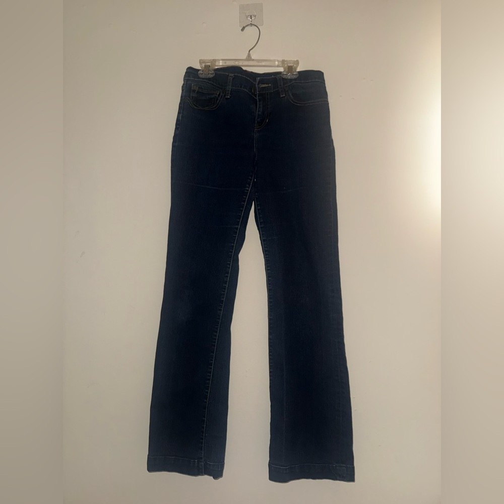 Vintage GAP Premium Denim Long and Lean Jeans - Dark Blue